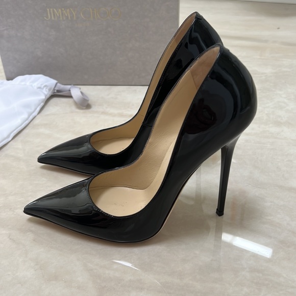 Jimmy Choo Anouk Patent Stiletto Pumps